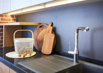 Moderne Arbeitsfläche in einer Küche